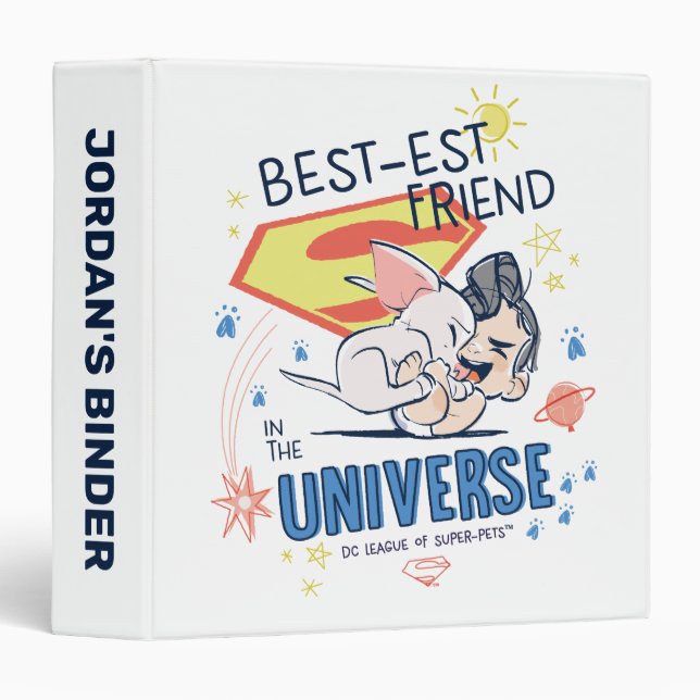 Krypto & Superman: Best-est Friend in the Universe Binder (Front/Spine)