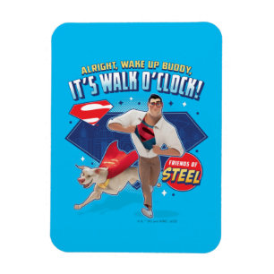 Krypto & Superman - It's Walk O'Clock! Magnet