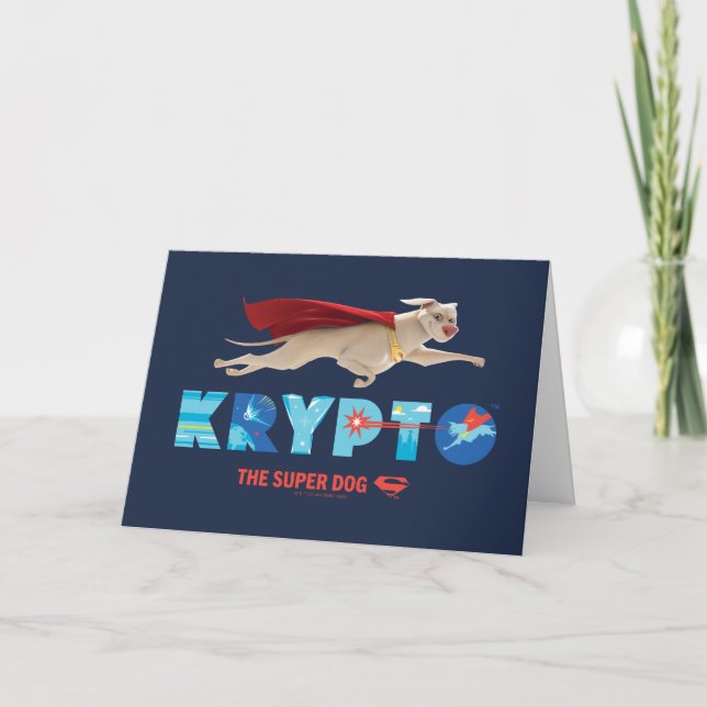 Krypto The Super-Dog Card (Front)