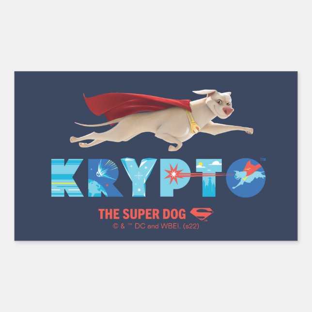 Krypto The Super-Dog Sticker (Front)