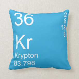 Krypton Throw Pillow
