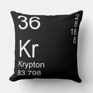 Krypton Throw Pillow