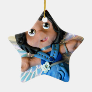 Krystal Angel II Ceramic Ornament
