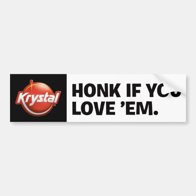 Krystal Bumper Sticker (Front)