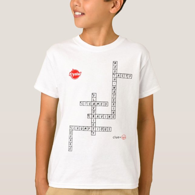 Krystal Crossword T-Shirt (Front)