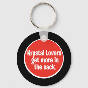 Krystal Lovers -  In the Sack Keychain