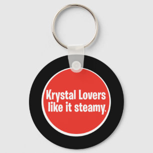 Krystal Lovers Like it Steamy Keychain