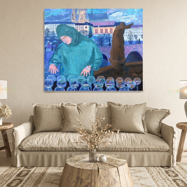 Krystal Symfonie z Prada Canvas Print (Creator Uploaded)