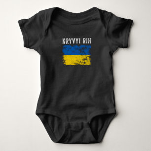 Kryvyi Rih Ukraine Ukrainian Patriotic Baby Bodysuit
