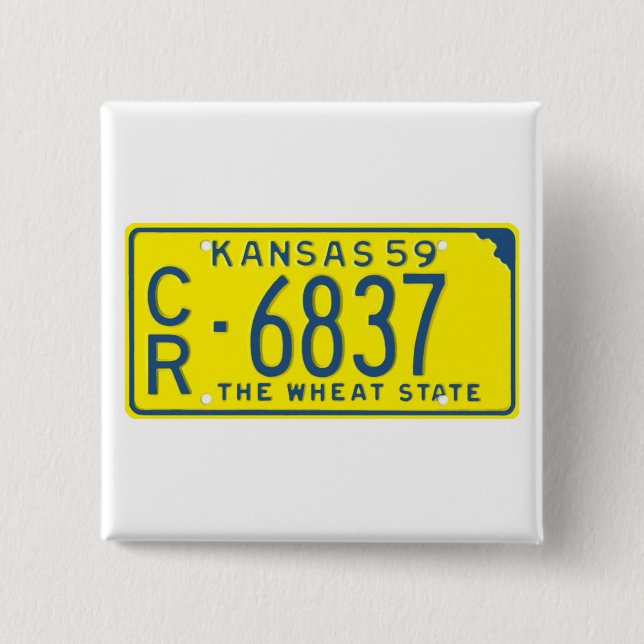 KS59 2 INCH SQUARE BUTTON (Front)