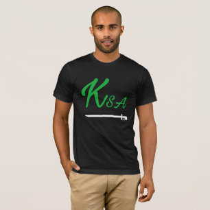 Ksa green white symbol the Kingdom of Saudi arabia T-Shirt
