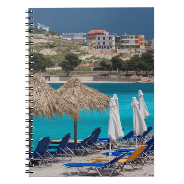 Ksamil, town beachfront notebook (Front)