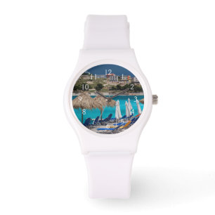 Ksamil, town beachfront watch