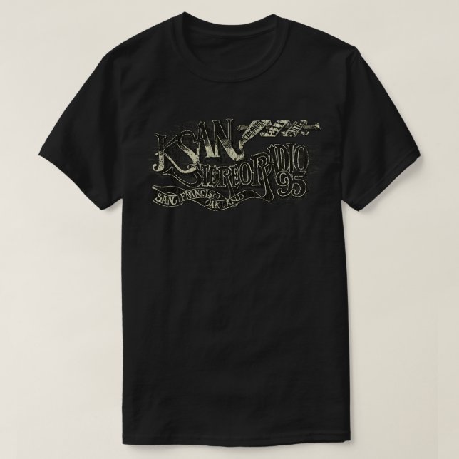 KSAN Stereo Radio 95 1968 T-Shirt (Design Front)