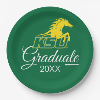KSU Kentucky State University Graduate Paper Plate