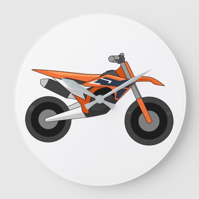 KTM 450 SX-F simple style Large Clock (Front)
