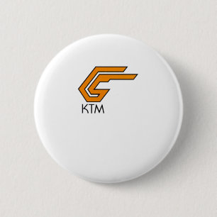 Ktm Logo Sticker1 2 Inch Round Button