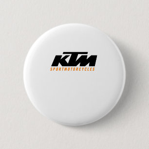 Ktm Logo Sticker2 2 Inch Round Button