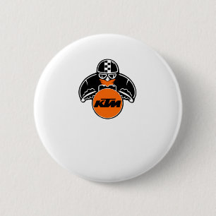 Ktm Logo Sticker4 2 Inch Round Button