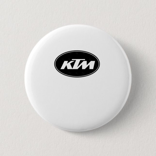 Ktm Logo Sticker  2 Inch Round Button (Front)