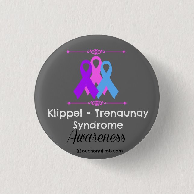 KTS Awareness Small Badge 1 Inch Round Button (Front)