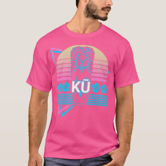 Ku Hawaiian God Ancient Hawaiian Mythology Retro T-Shirt