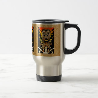 Ku, Hawaiian Tiki God Travel Mug
