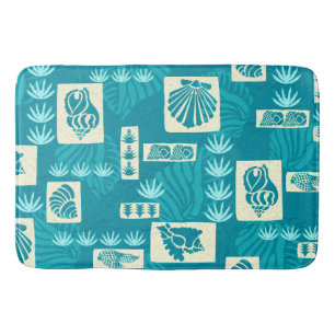Kua Bay Hawaiian Undersea Shells Bath Mat