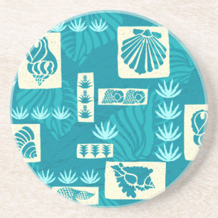 Kua Bay Hawaiian Undersea Shells Coaster