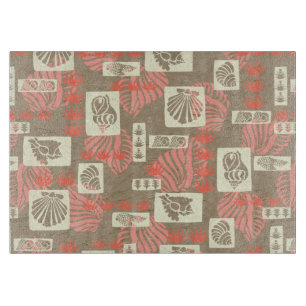 Kua Bay Hawaiian Undersea Shells Cutting Board