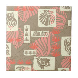 Kua Bay Hawaiian Undersea Shells Tile