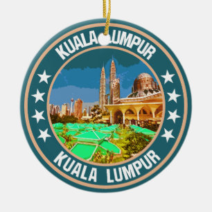 Kuala Lumpur                                       Ceramic Ornament