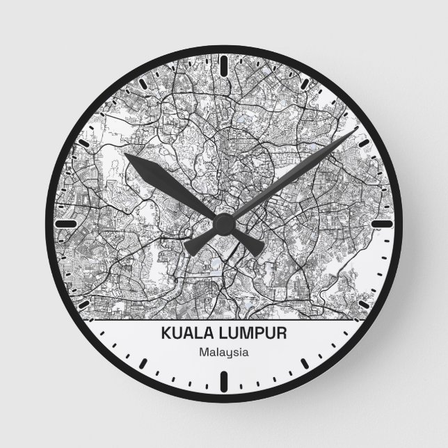 Kuala Lumpur Clock City Line Art (Front)