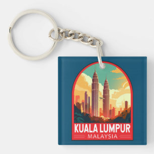 Kuala Lumpur Malaisie Travel Art Vintage