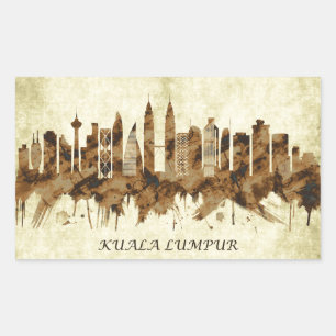 Kuala Lumpur Malaysia Cityscape Sticker