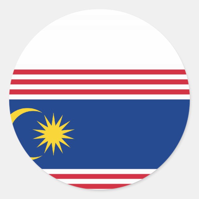 Kuala Lumpur Malaysia, Malaysia Classic Round Sticker (Front)