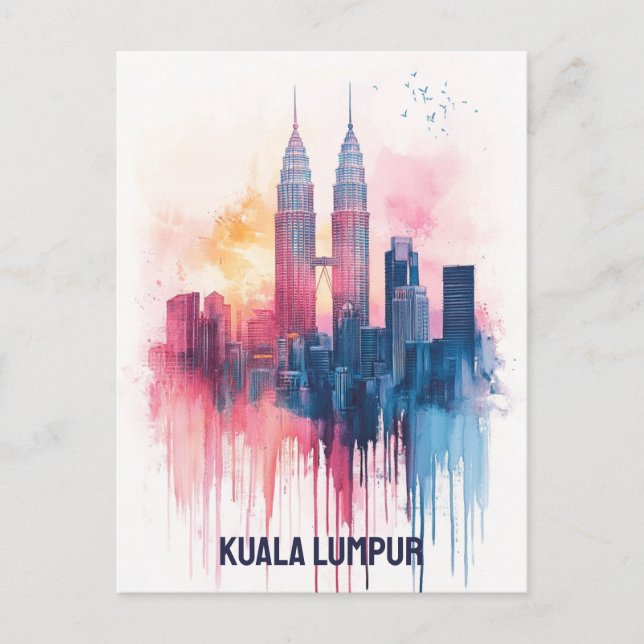 Kuala Lumpur Malaysia Postcard (Front)