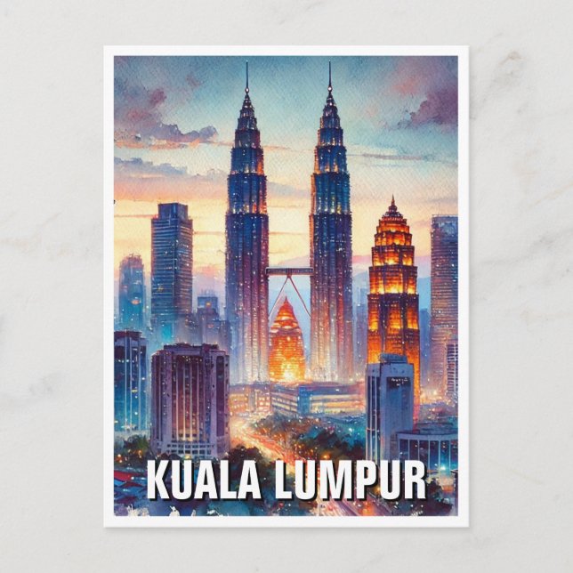 Kuala Lumpur Malaysia Postcard (Front)