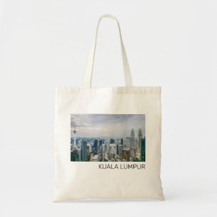 Kuala Lumpur Malaysia Skyline Vintage Souvenir Tote Bag