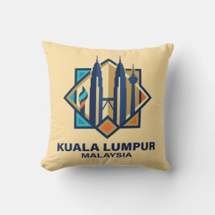 Kuala Lumpur Malaysia Southeast Asia Throw Pillow