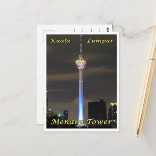 Kuala Lumpur Menara Tower - Malaysia - Postcard