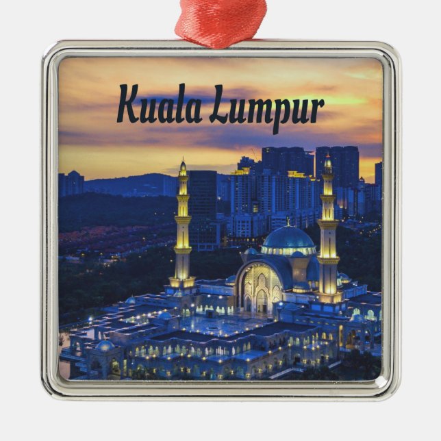 Kuala Lumpur Metal Ornament (Front)