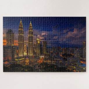Kuala-Lumpur night scene Jigsaw Puzzle