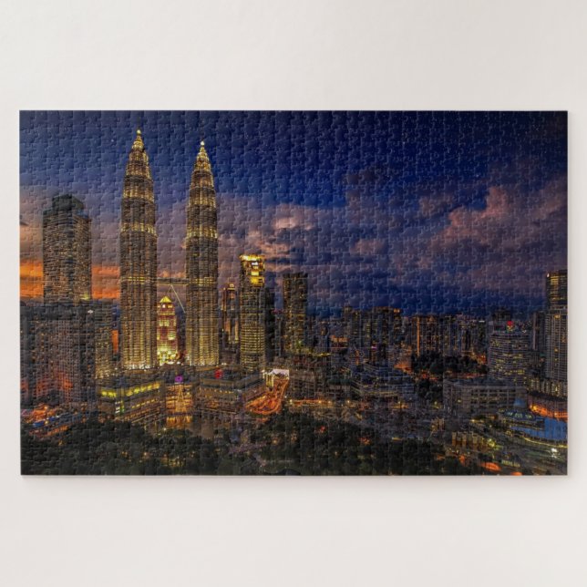 Kuala-Lumpur night scene Jigsaw Puzzle (Horizontal)