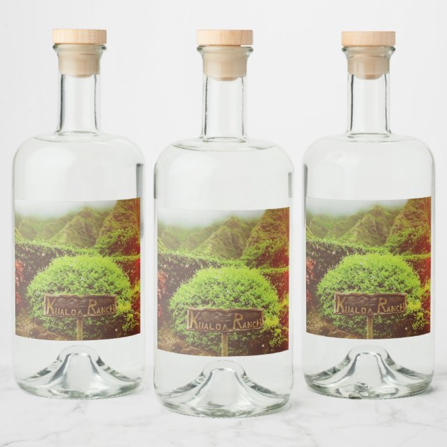 Kualoa Ranch Liquor Bottle Label (Bottles)