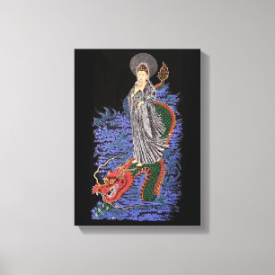 Kuan yin canvas picture
