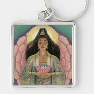 Kuan Yin Goddess of Compassion Keychain