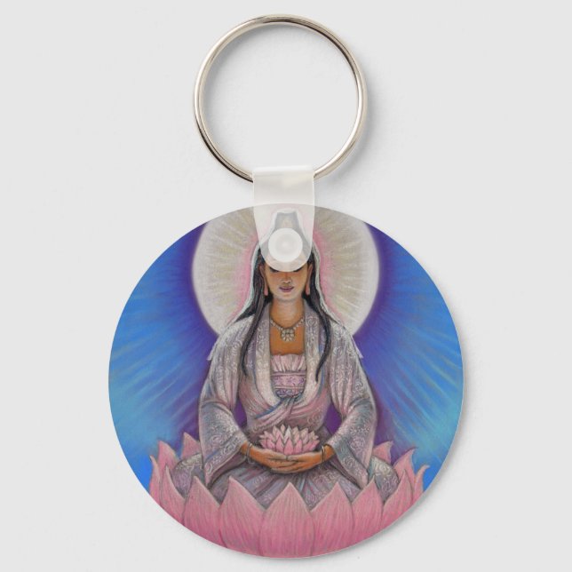 Kuan Yin Keychain (Front)