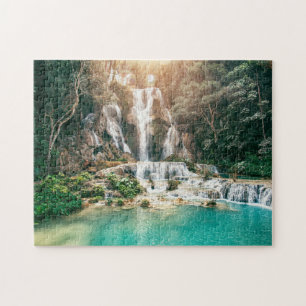 Kuang Si Falls Luang Prabang Jigsaw Puzzle