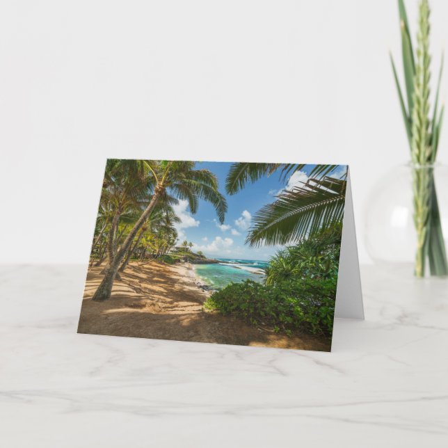 Kuau Cove Beach | Maui, Hawaii Card (Front)